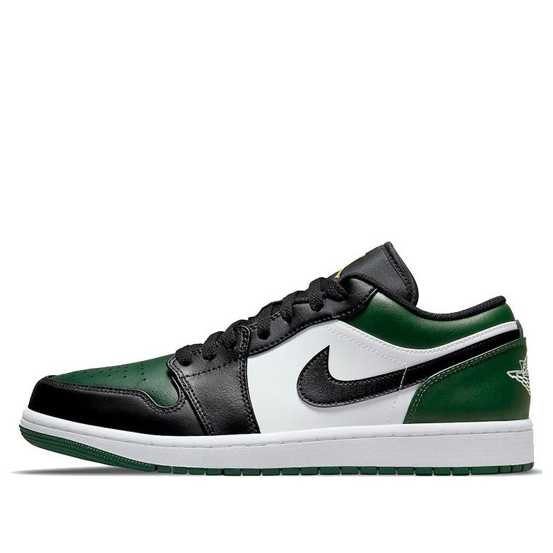 Air Jordan 1 Low 'Green Toe'  553558-371 Signature Shoe