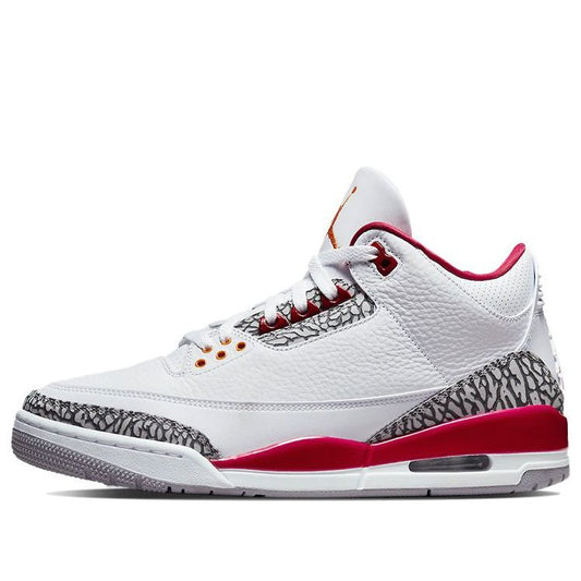 Air Jordan 3 Retro 'Cardinal Red'  CT8532-126 Epoch-Defining Shoes