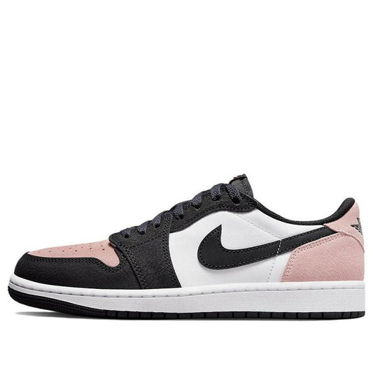 Air Jordan 1 Retro Low OG 'Bleached Coral'  CZ0790-061 Signature Shoe